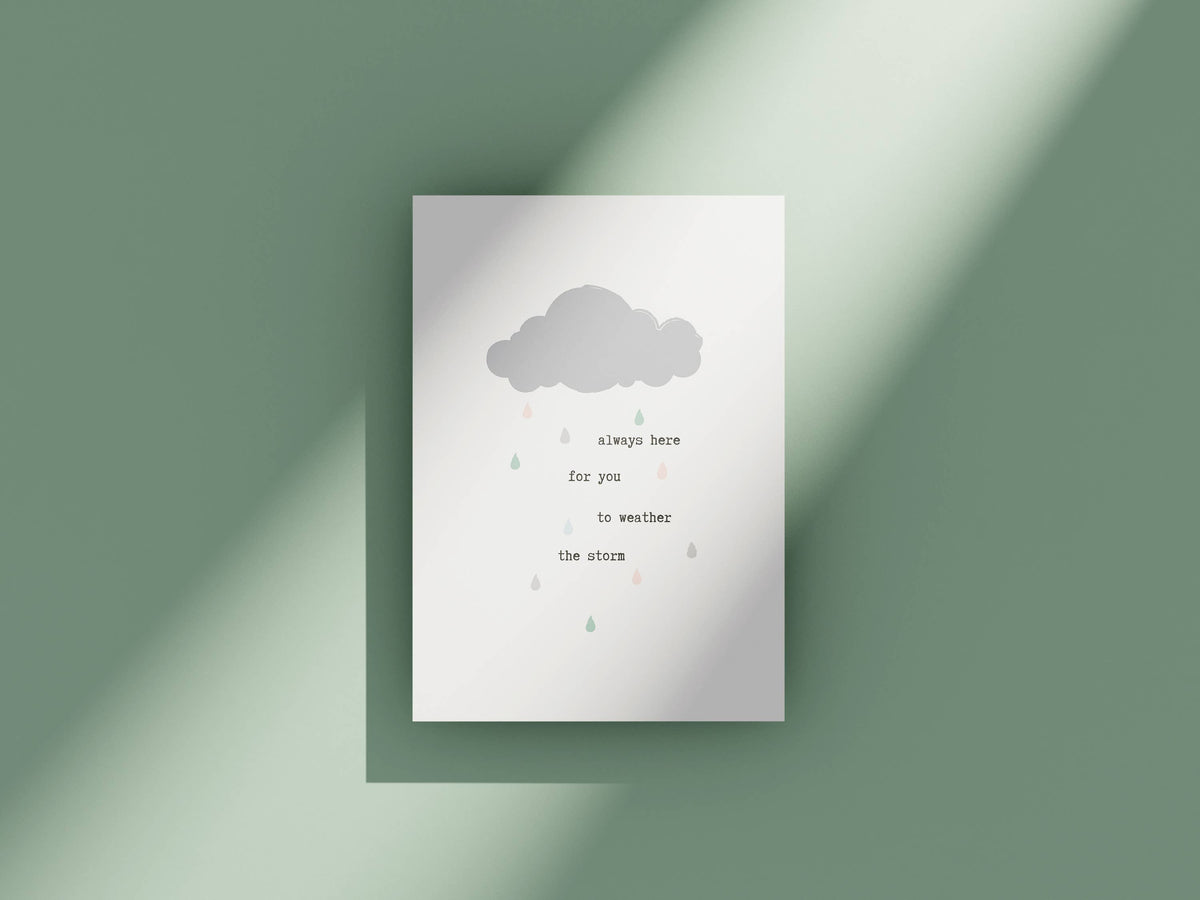 Weather The Storm - Sympathy Card