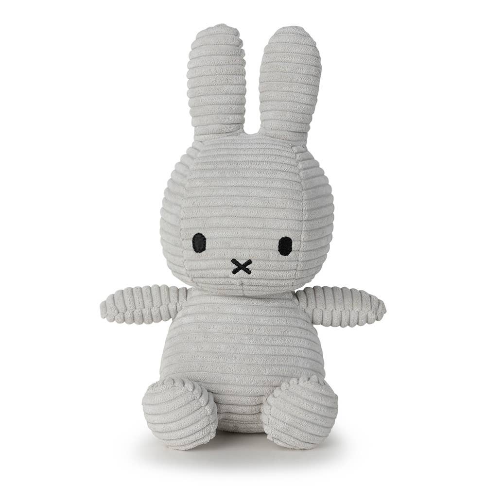 Miffy Corduroy ECO Soft Grey 23cm