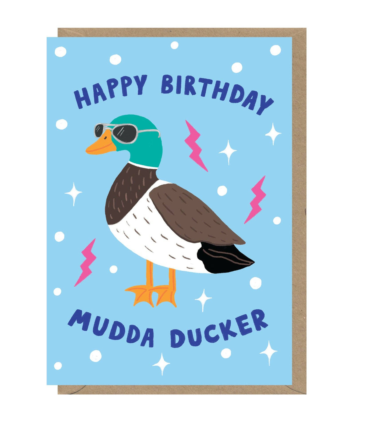 QUACK1 Mudda Ducker Birthday Card