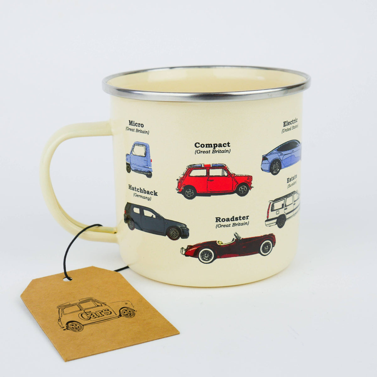 Car Ecologie Enamel Mug