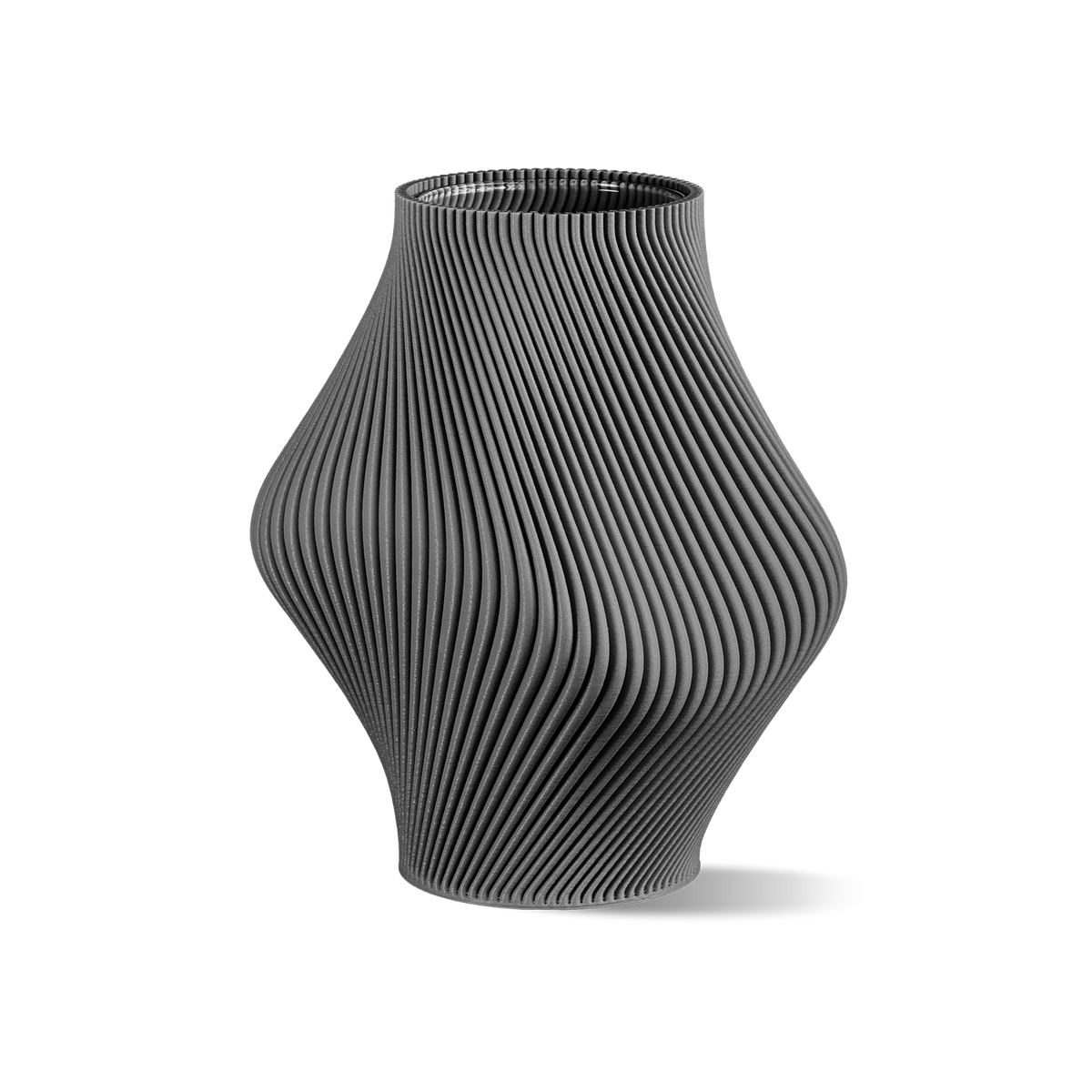 Bloz—16 Vase: Charcoal