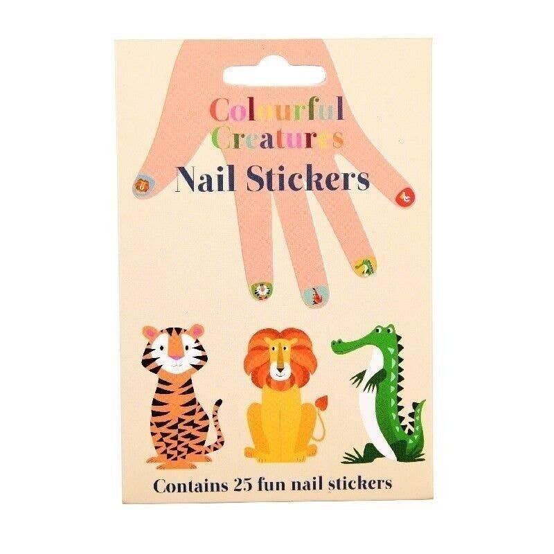Children&#39;s Nail Stickers - Colourful Creatures