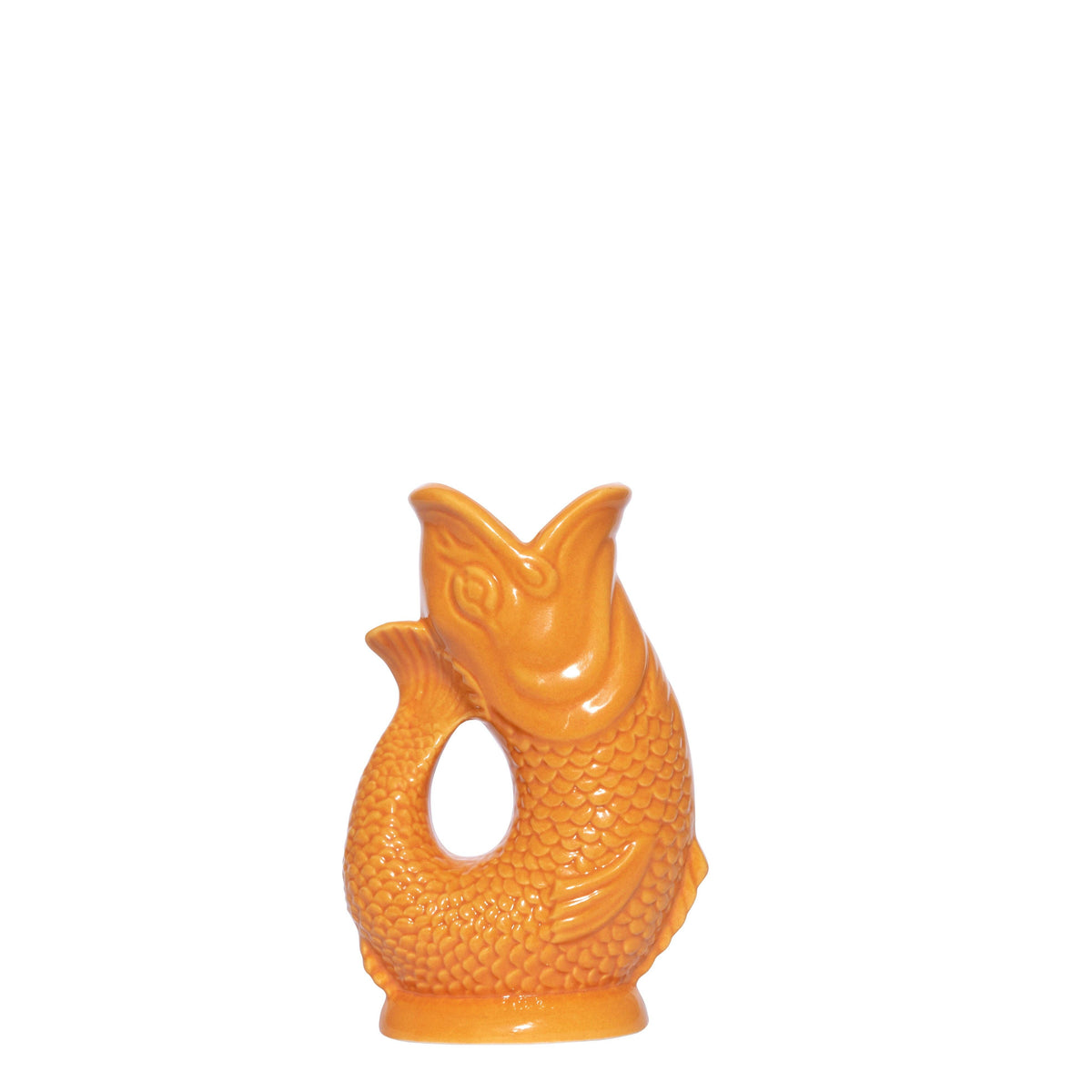 Orange Original Gluggle Jug Pitcher Vase