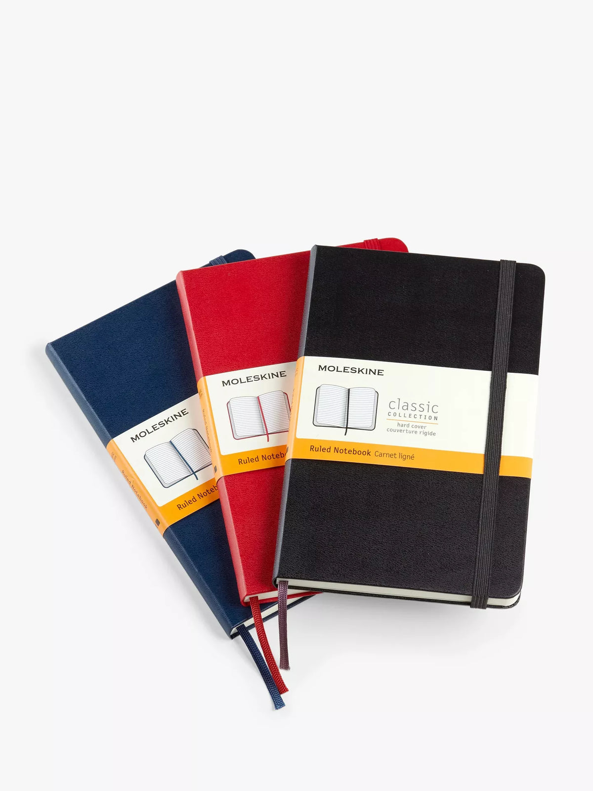 Moleskine Large Ruled Hardcover Notebook: Jet Black