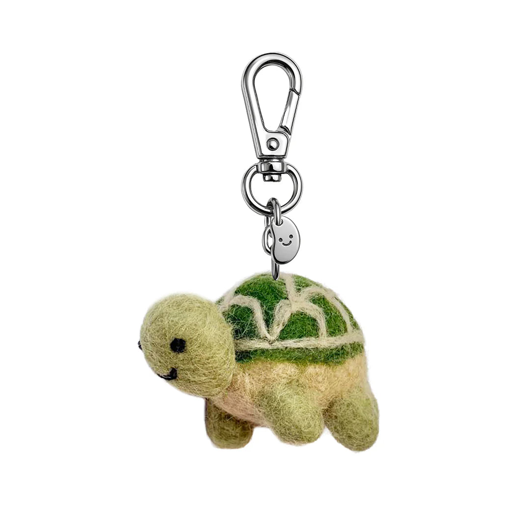 Tina The Turtle Felt Keychain - Silly Beans