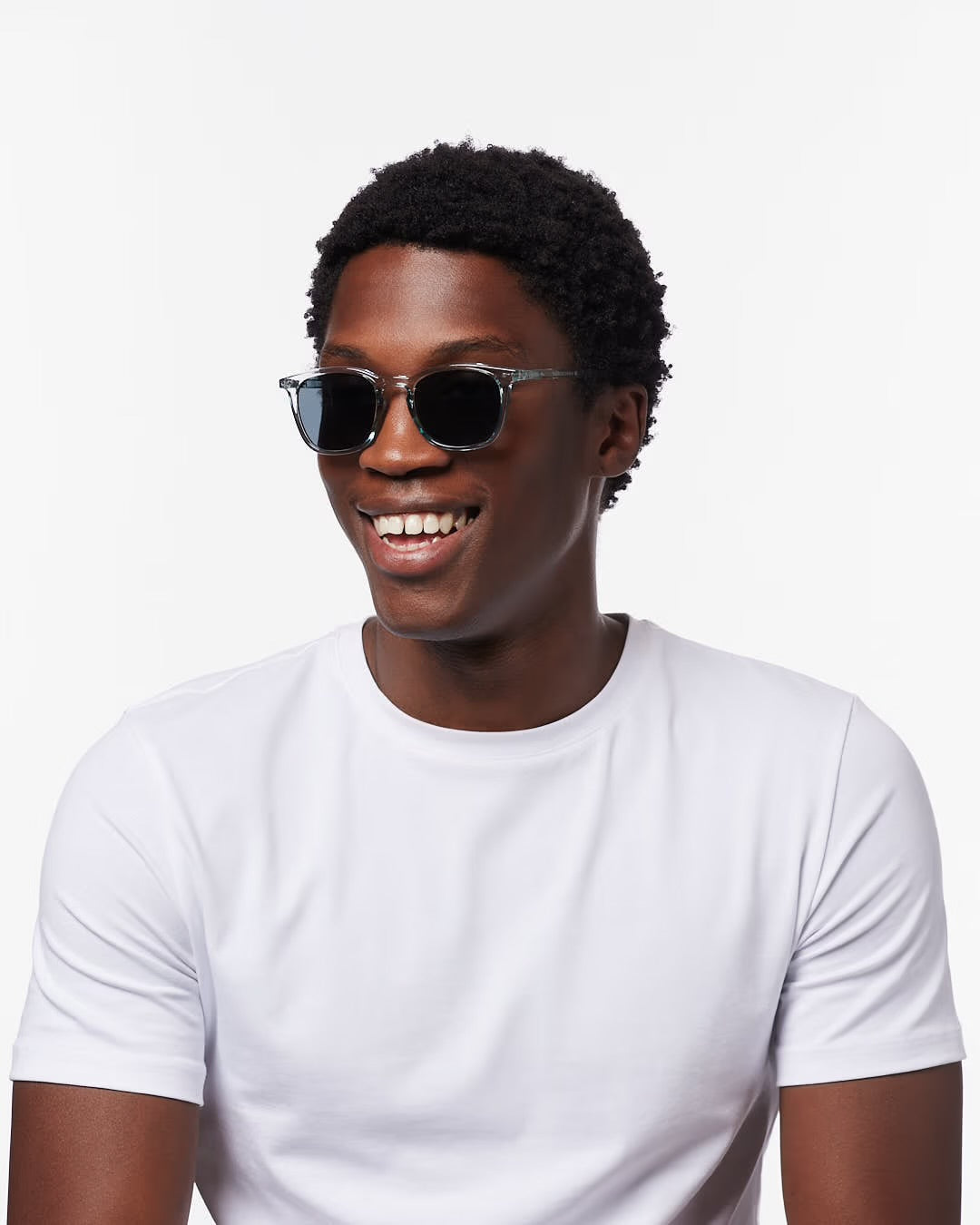 #E FROZEN BLUE SUNGLASSES
