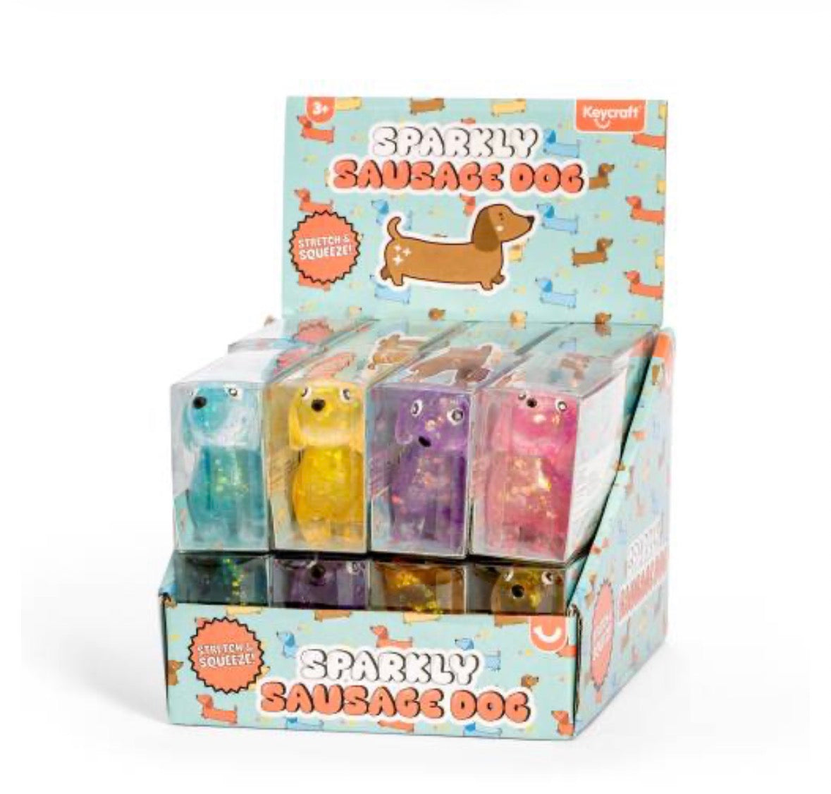 Sparkly Squishy Sausage Dog