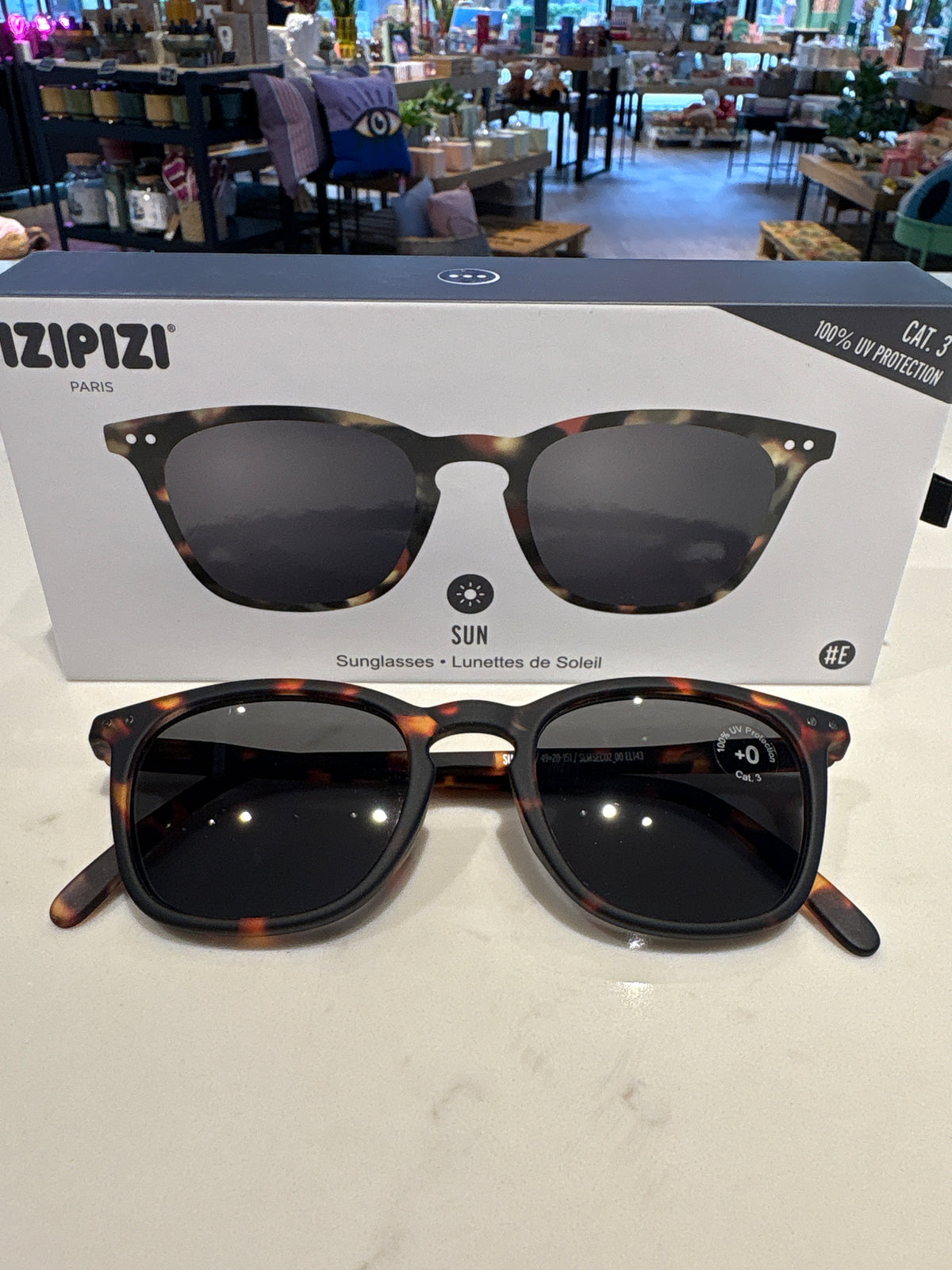 #E TORTOISE SUNGLASSES