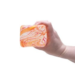 NeeDoh Niceberg Swirl Large Cube Solid Squish Fidget Toy