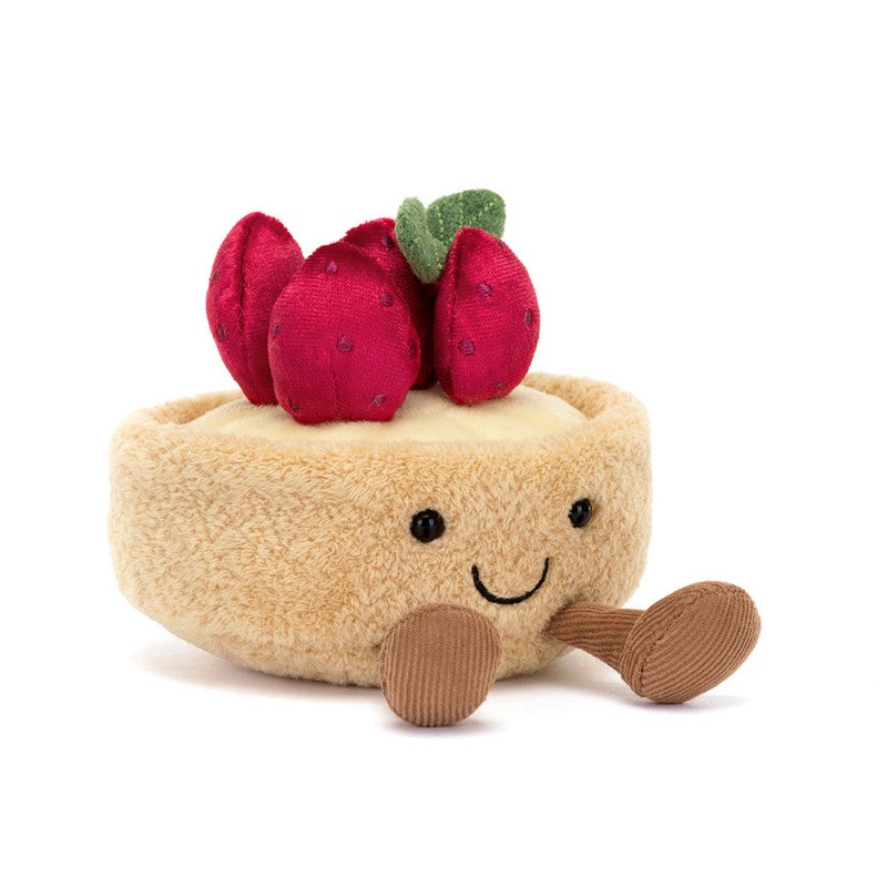 Jellycat Amuseables Fleurette Tarte Aux Fraises (11cm)