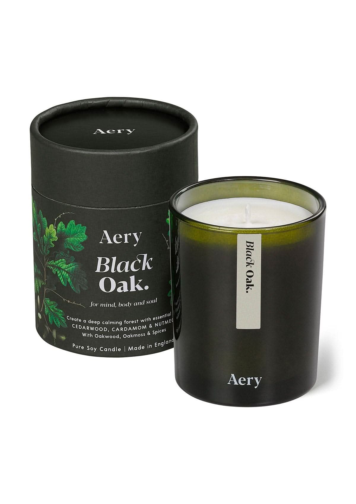 Botanical Black Oak Scented Candle