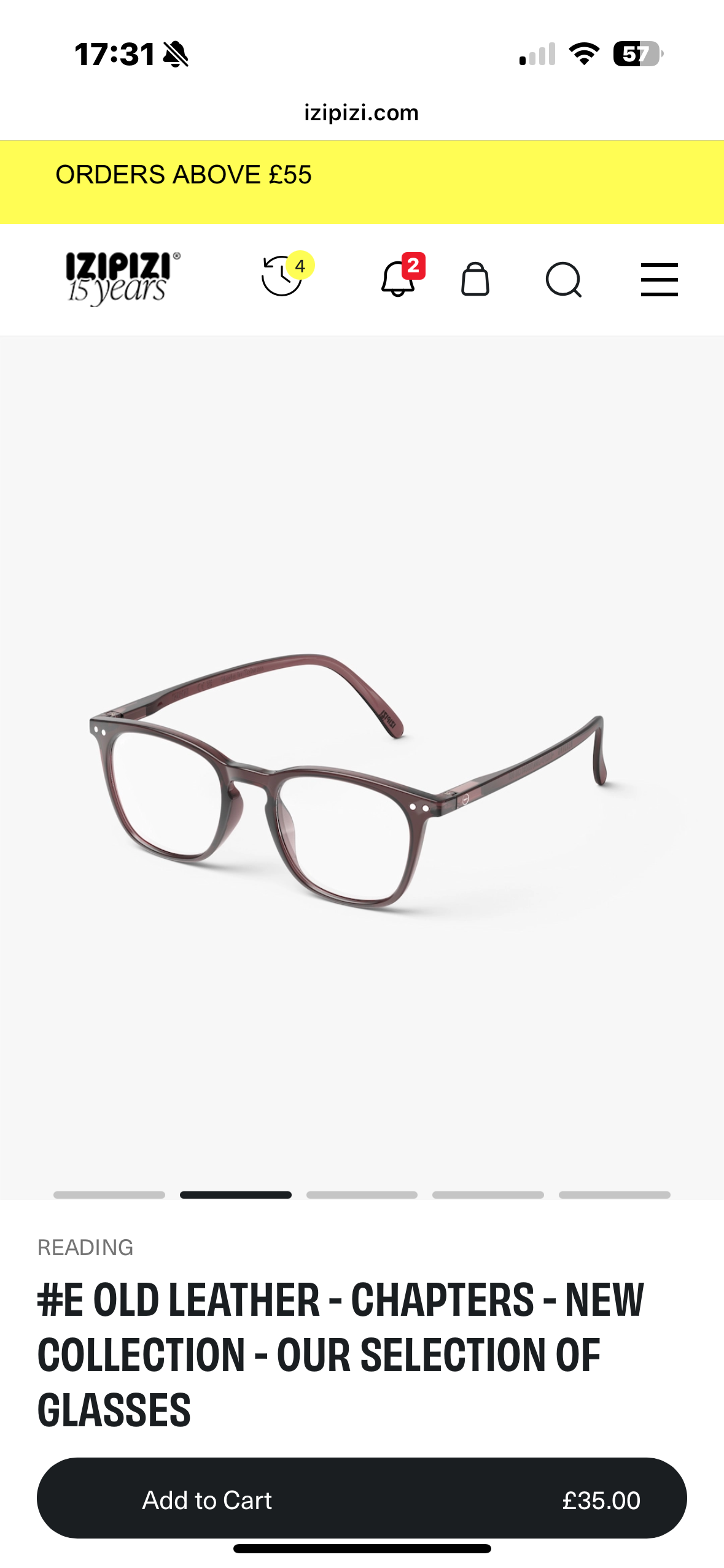 #E READING Old Leather