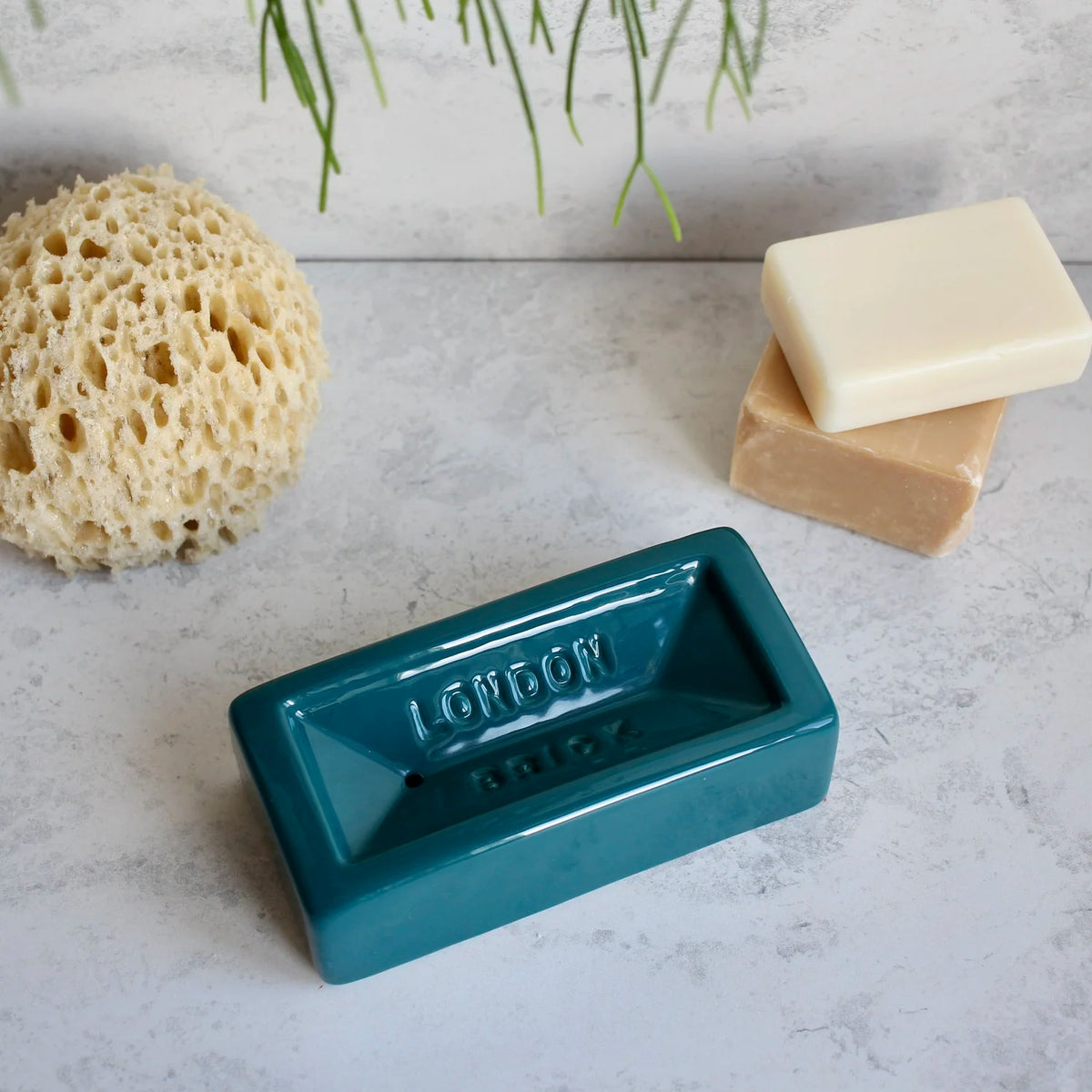 London Brick Soap Dish (Teal)