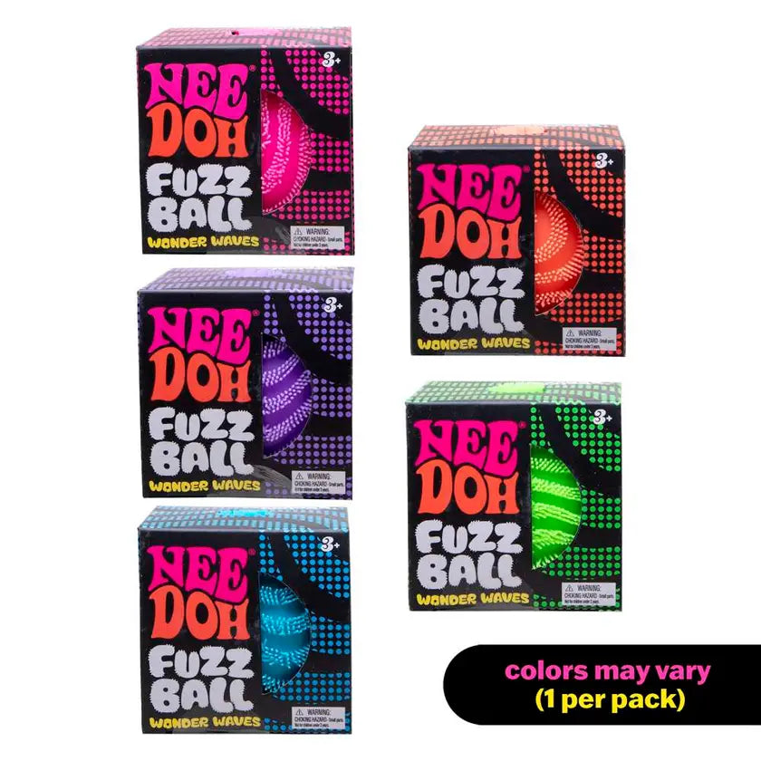 NeeDoh Fuzz Ball Wonder Waves Fidget Toy