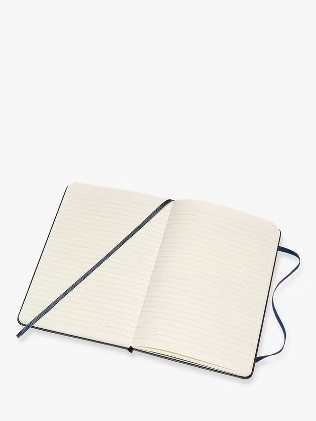 Moleskine Large Ruled Hardcover Notebook: Sapphire Blue
