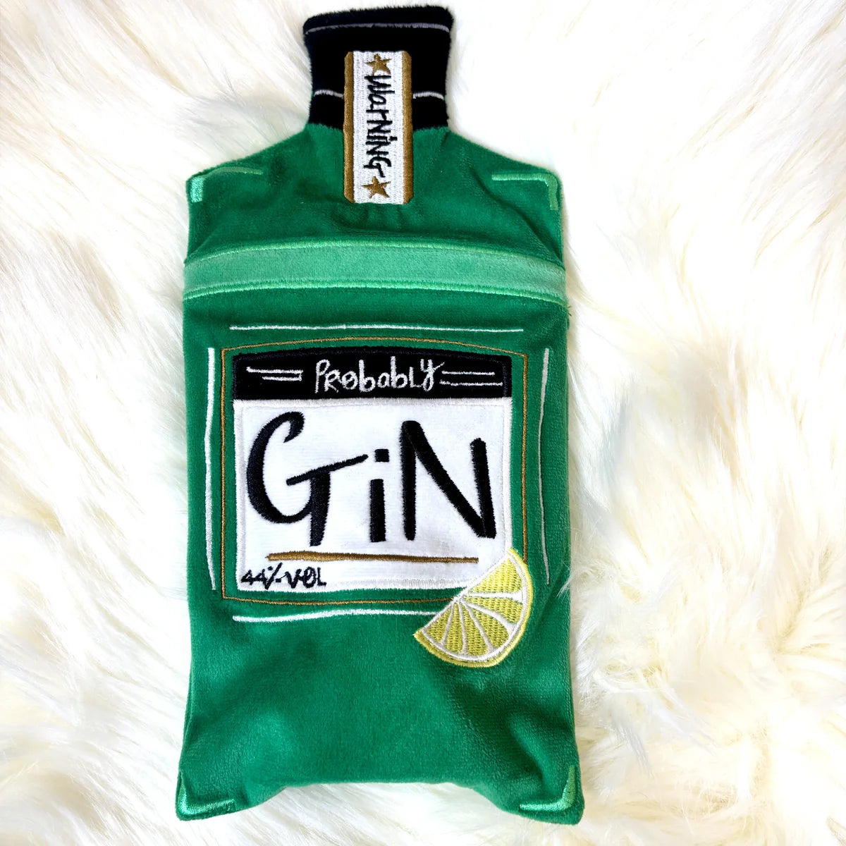 Small Talk Gin Hot Water Bottle