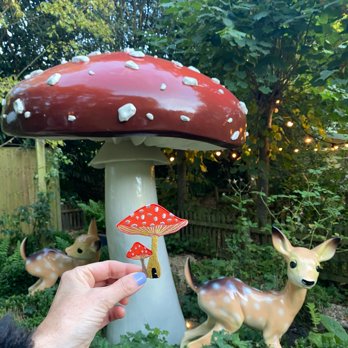 Iron on Patch - Toadstools