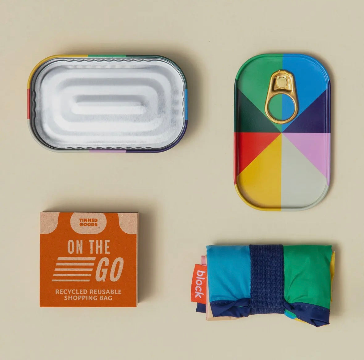 Tinned Goods - Recycled Reusable Shopping Bag