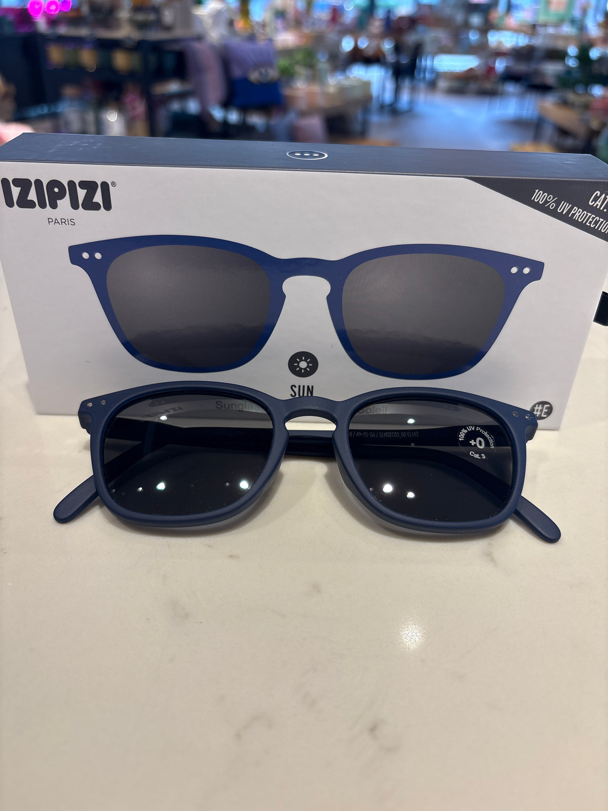 #E NAVY BLUE SUNGLASSES
