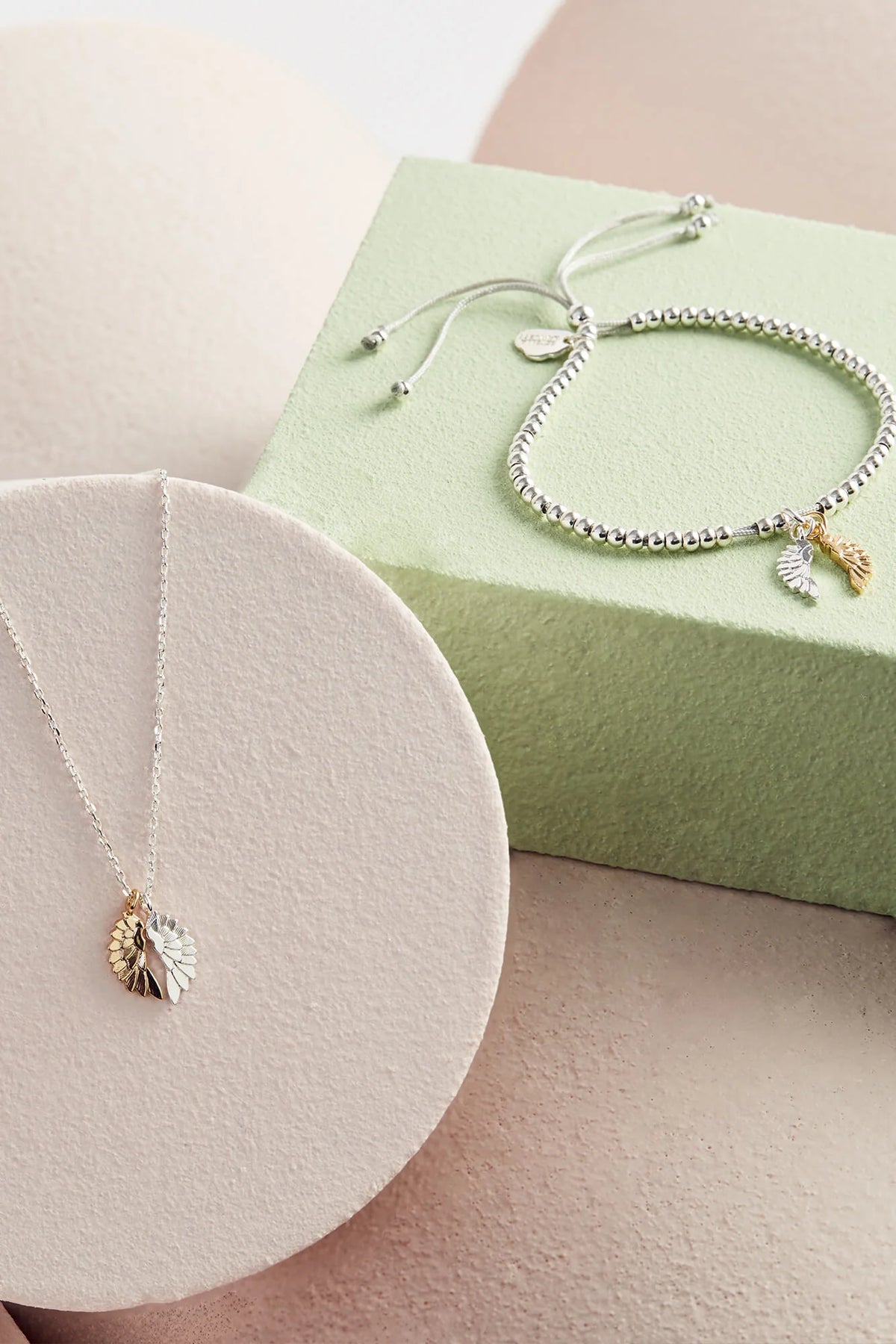 Wings Two Tone Necklace