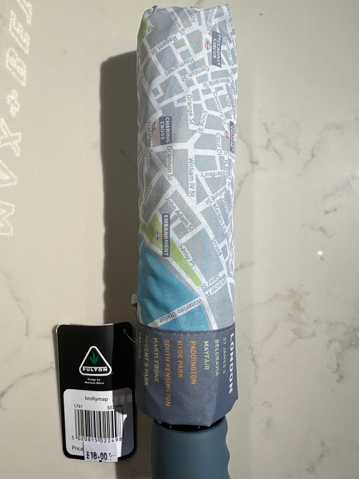 Brollymap London Map Umbrella