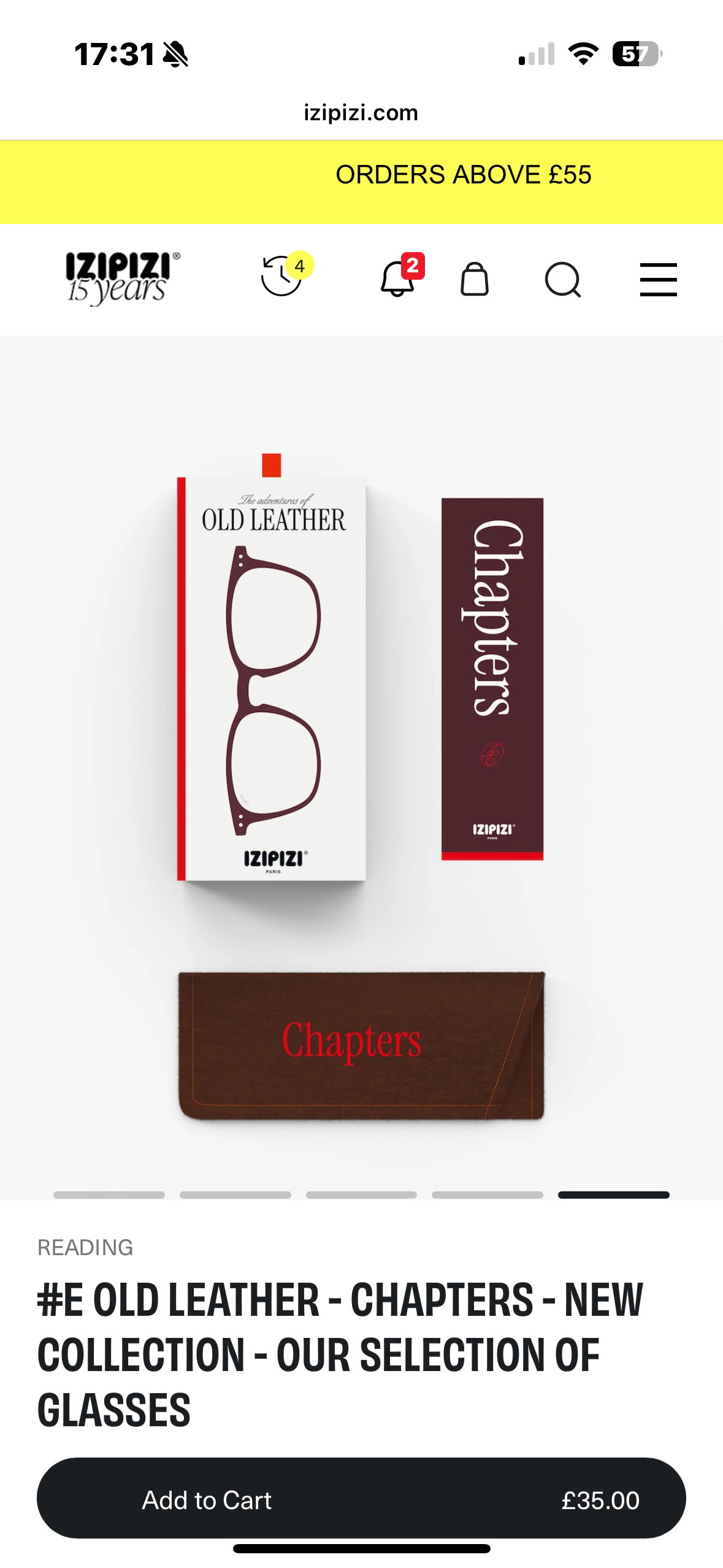 #E READING Old Leather