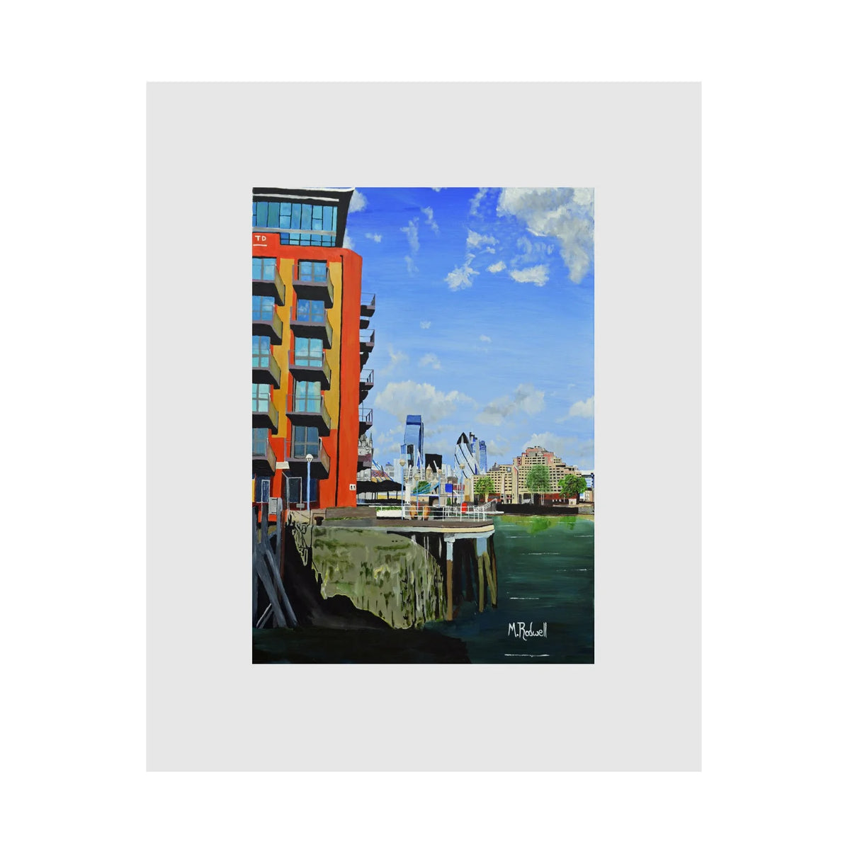 Magnus Rodwell -  St Saviours Dock Neckinger Corner Thames Bermondsey | Quay Side - 21/360