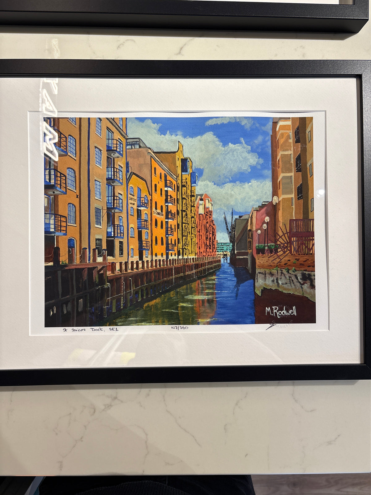 Magnus Rodwell - St Saviours Dock Framed 107/360