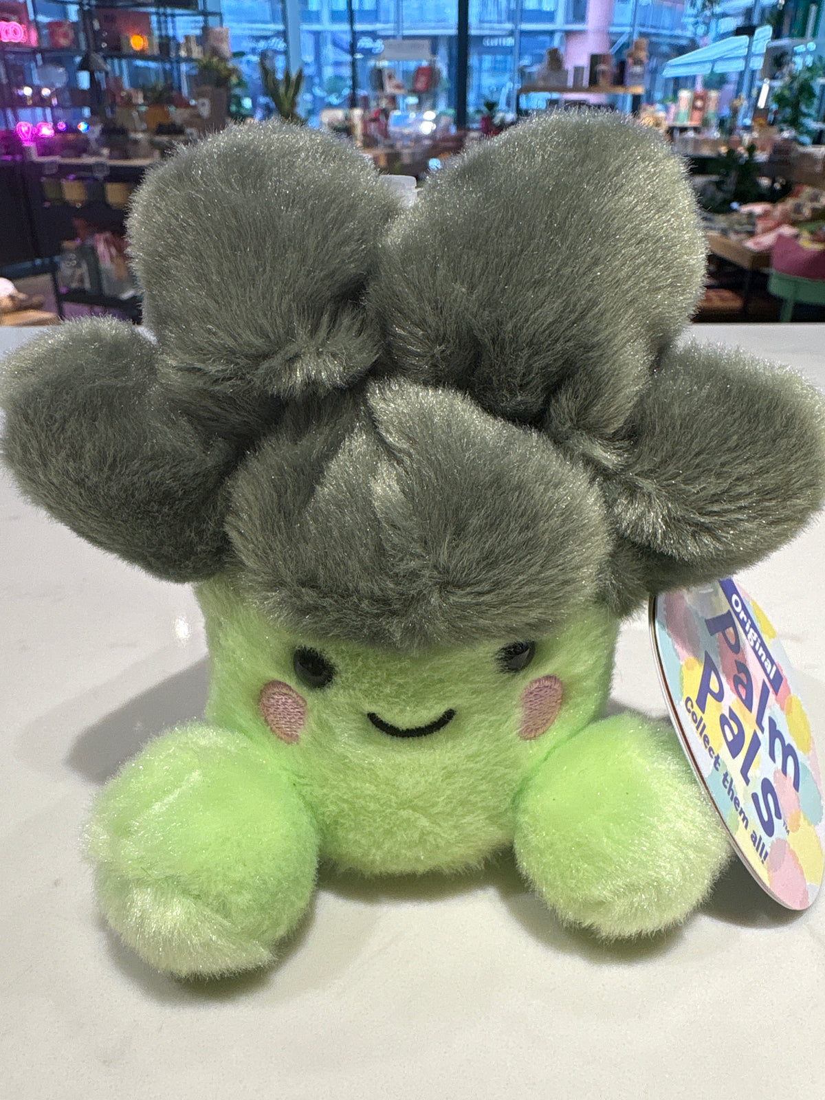 Palm Pal Luigi Broccoli 5 Inch Plush Toy