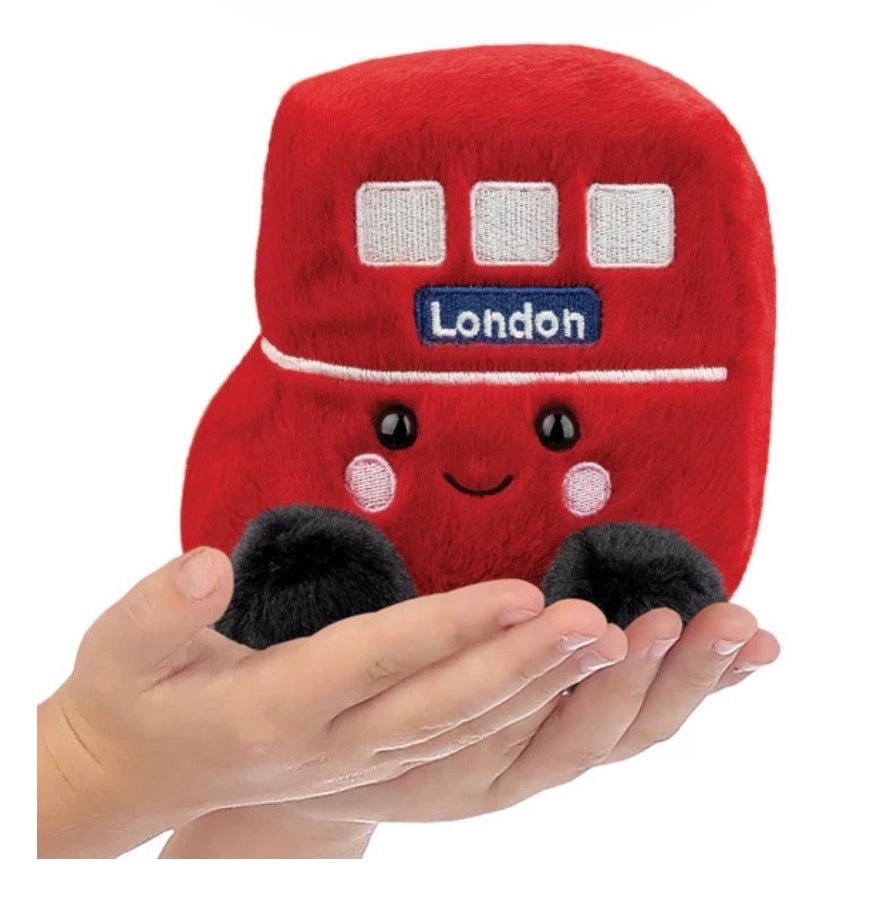 Palm Pal Bertie Red Bus 5 Inch Plush Toy