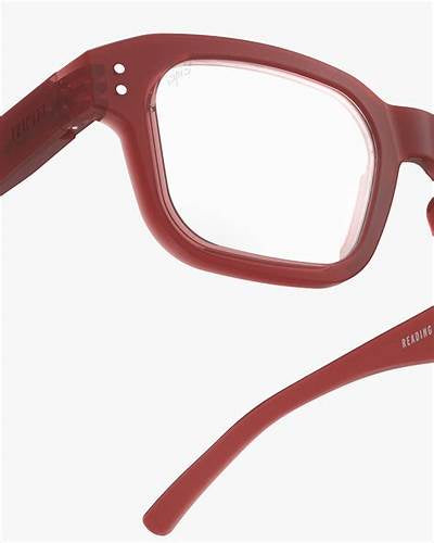 IZIPIZI Quote Reading - Carmine Red +1 Diopter