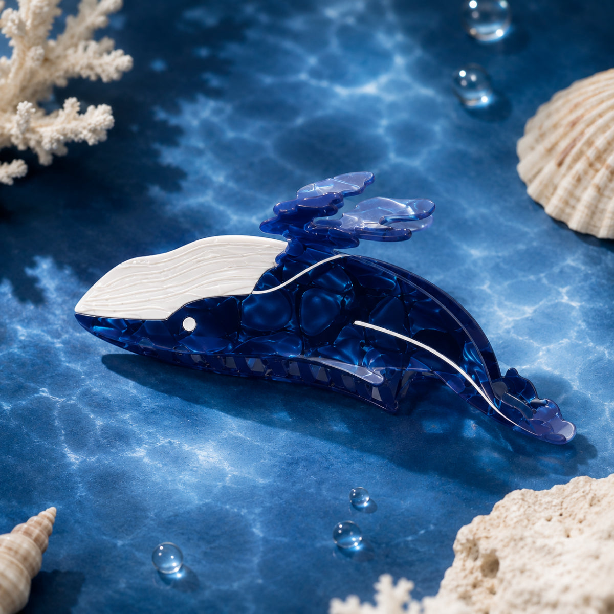 Whale Novelty Hair Clip