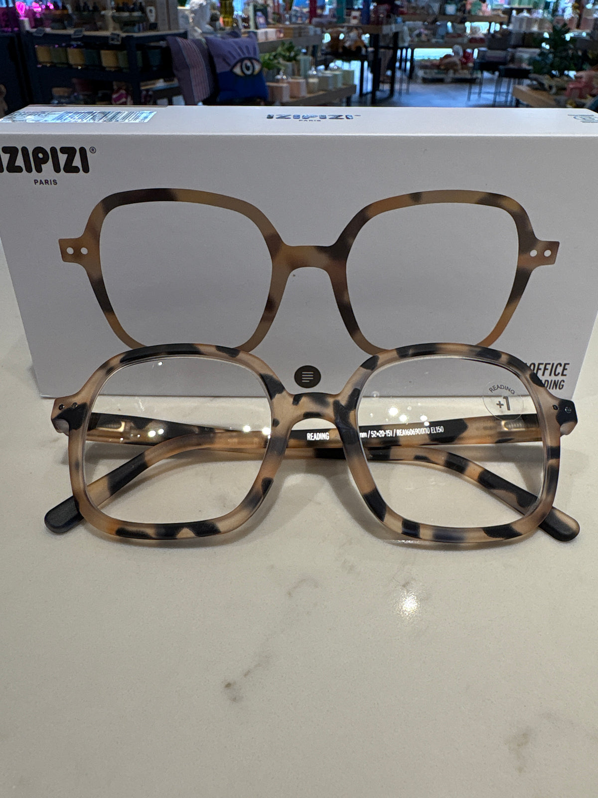 IZIPIZI Office Reading - Light Tortoise +1 Diopter