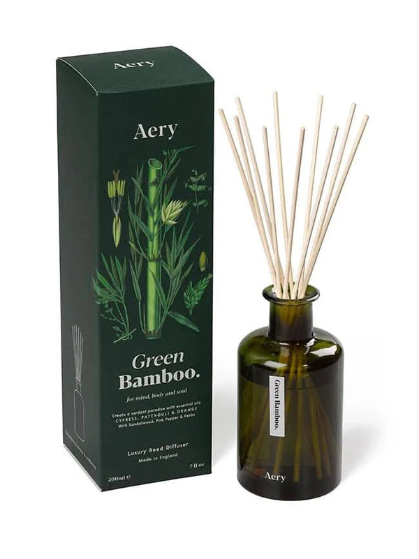 Botanical Green Bamboo Reed Diffuser