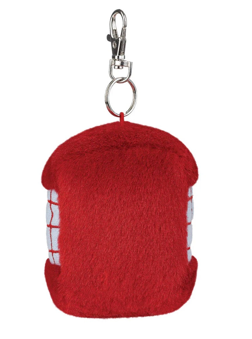 Palm Pal Hattie Telephone Box 4 Inch Clip On Plush Toy