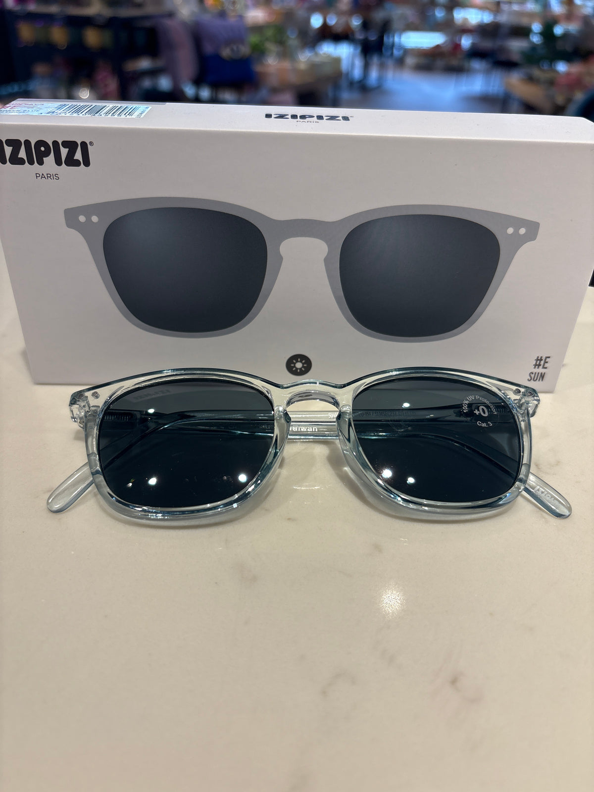 #E FROZEN BLUE SUNGLASSES