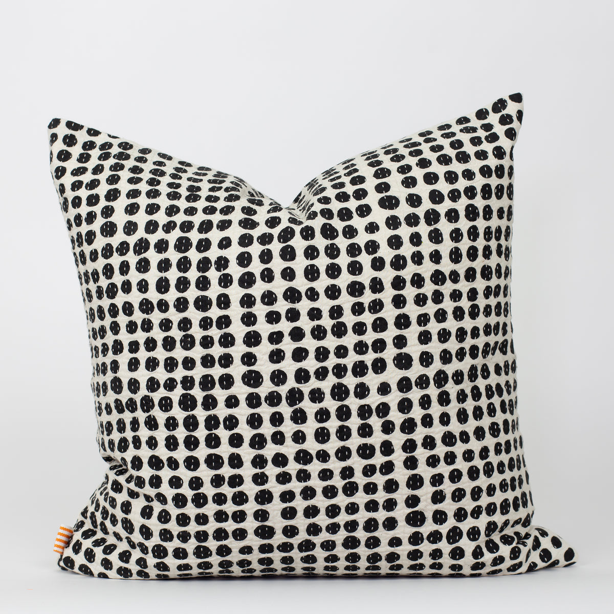 Dots Cushion Cover 50x50, White/Black