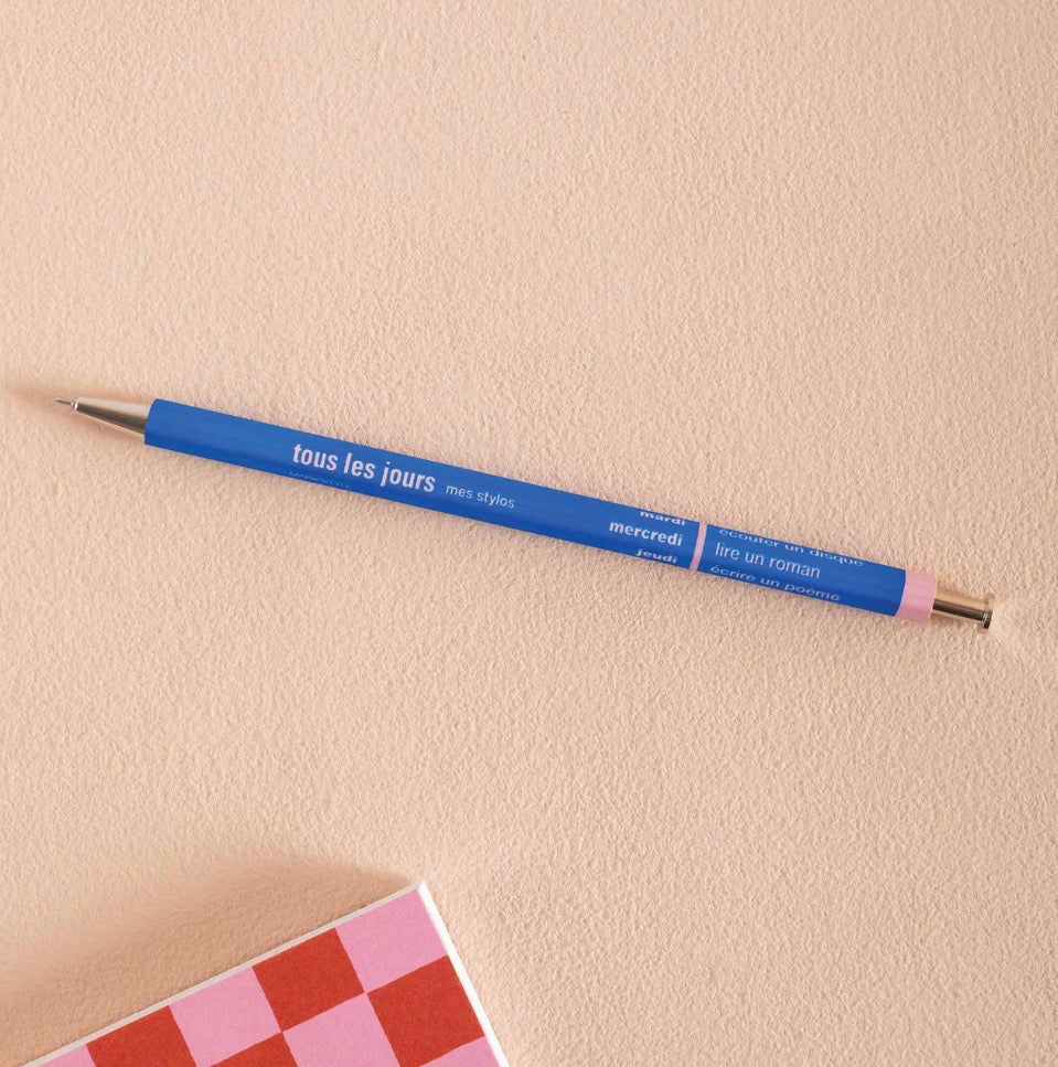 Tous Les Jours Ballpoint Pen in Ocean Blue | Refillable