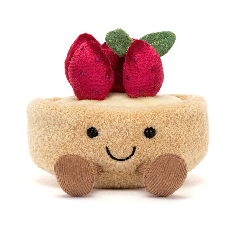 Jellycat Amuseables Fleurette Tarte Aux Fraises (11cm)