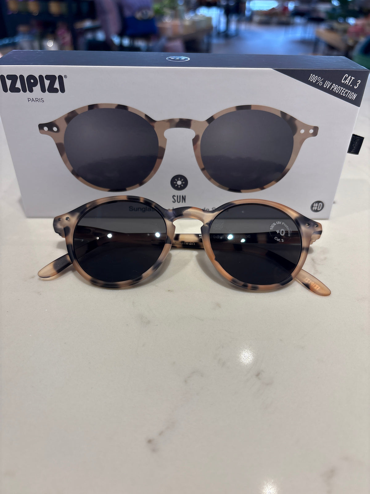 #D LIGHT TORTOISE SUNGLASSES