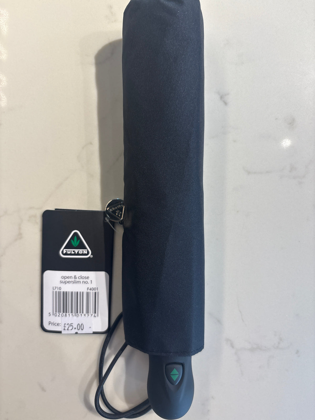 Open & Close Superslim-1 Black Umbrella