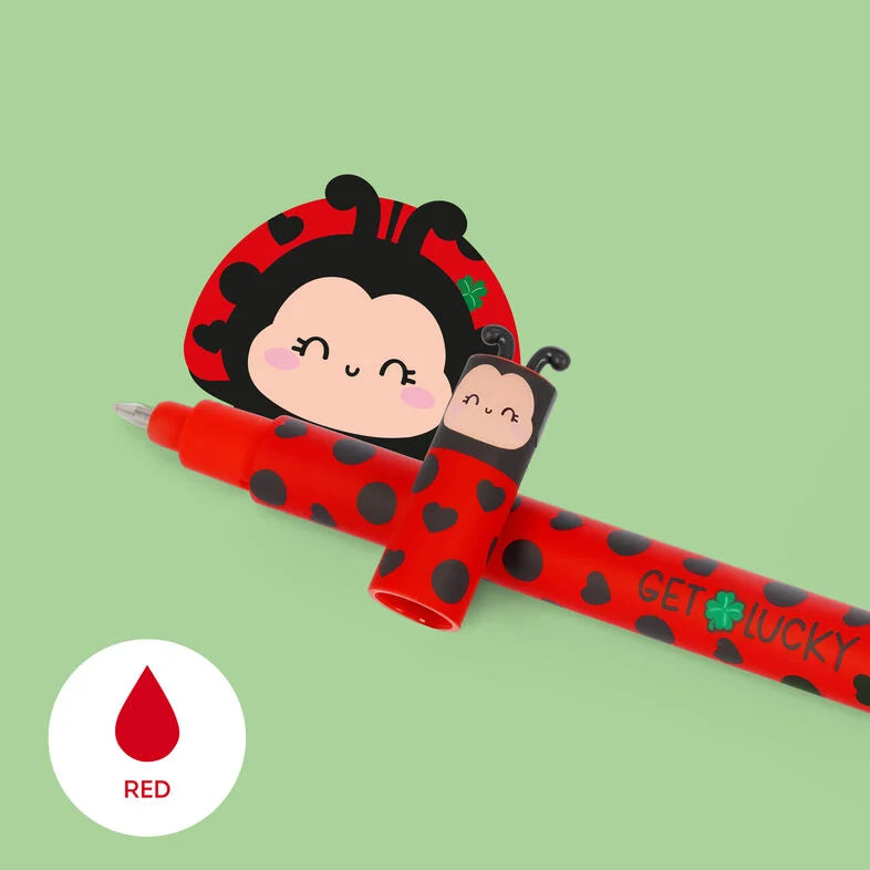 "Get Lucky" Ladybug Erasable Pen