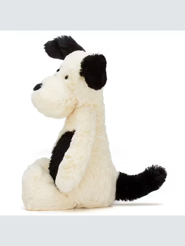 Bashful Black & Cream Puppy Original Medium