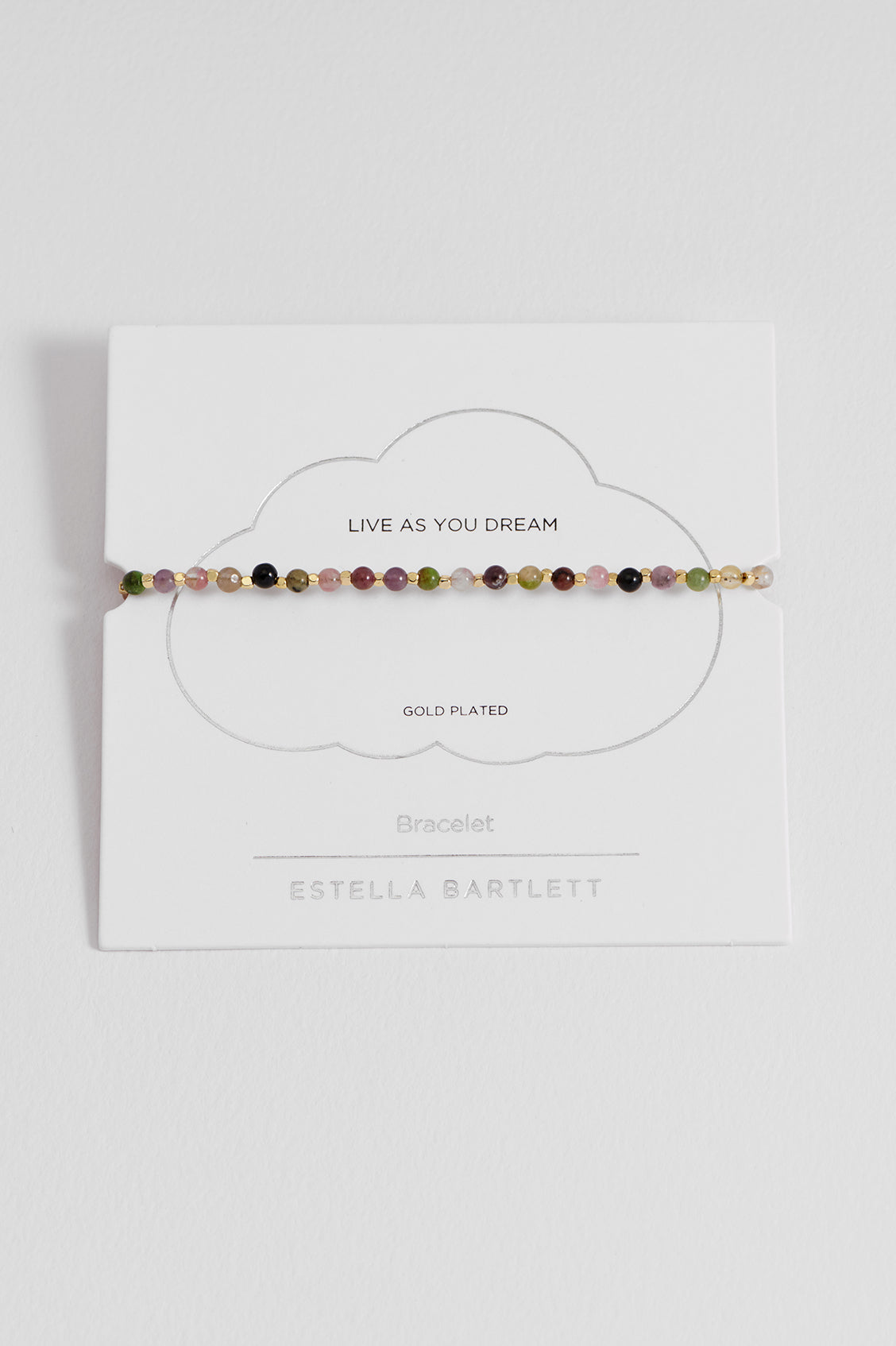 Tourmaline Amelia Gold Plated Bracelet