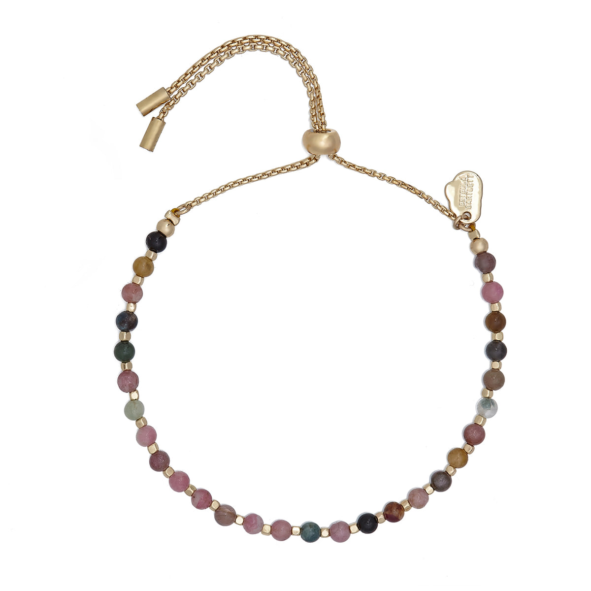 Tourmaline Amelia Gold Plated Bracelet