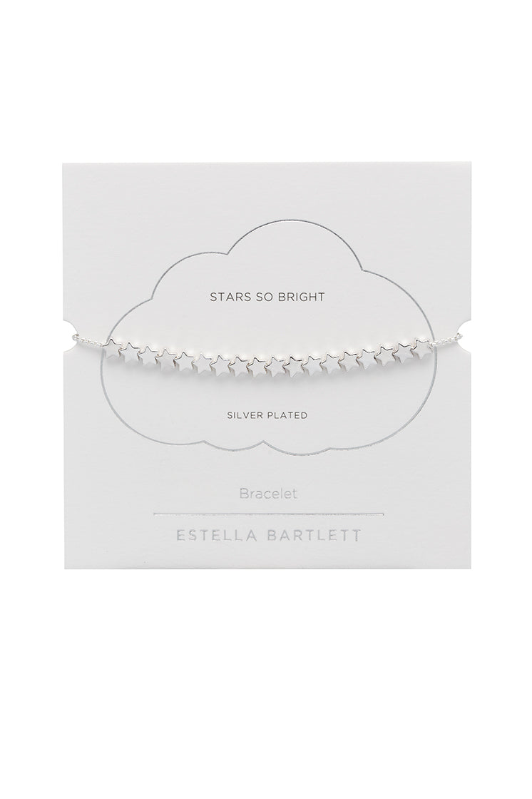 Stars So Bright Chain Slider - Silver Plated Silver Plated