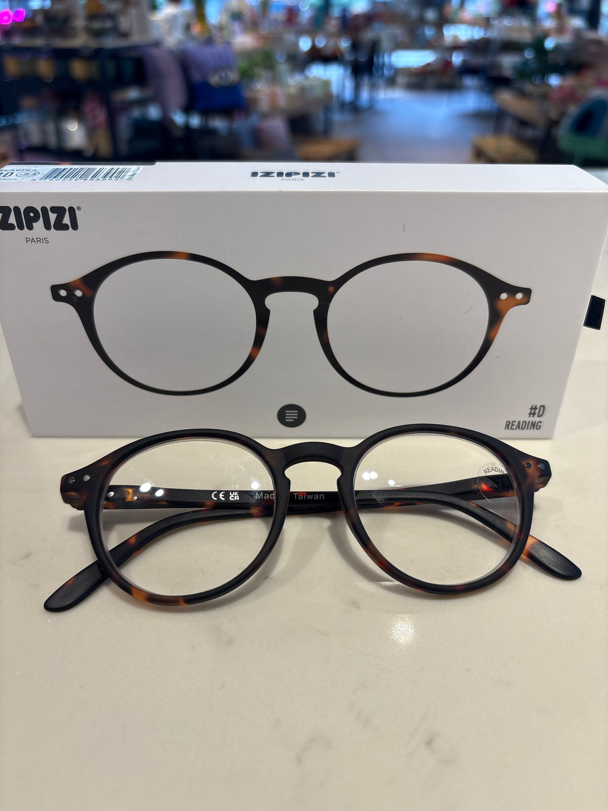 #D READING Tortoise - Diopters : +1.5