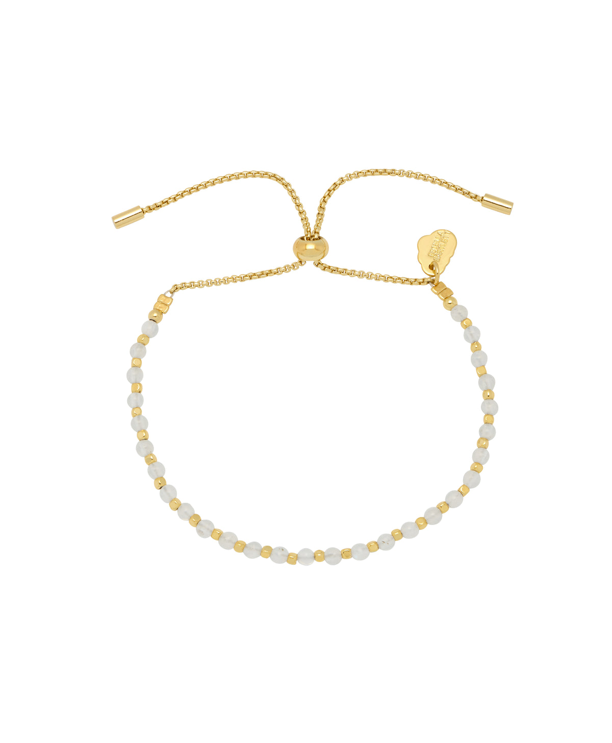 Gemstone Amelia Moonstone Gold Plated Bracelet