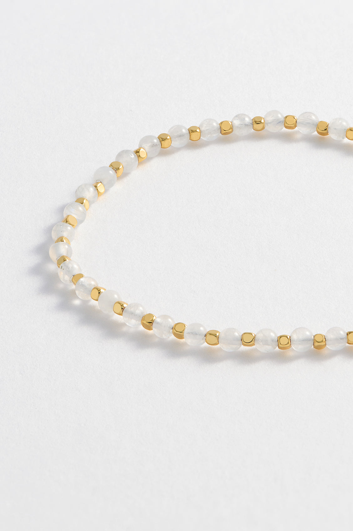 Gemstone Amelia Moonstone Gold Plated Bracelet