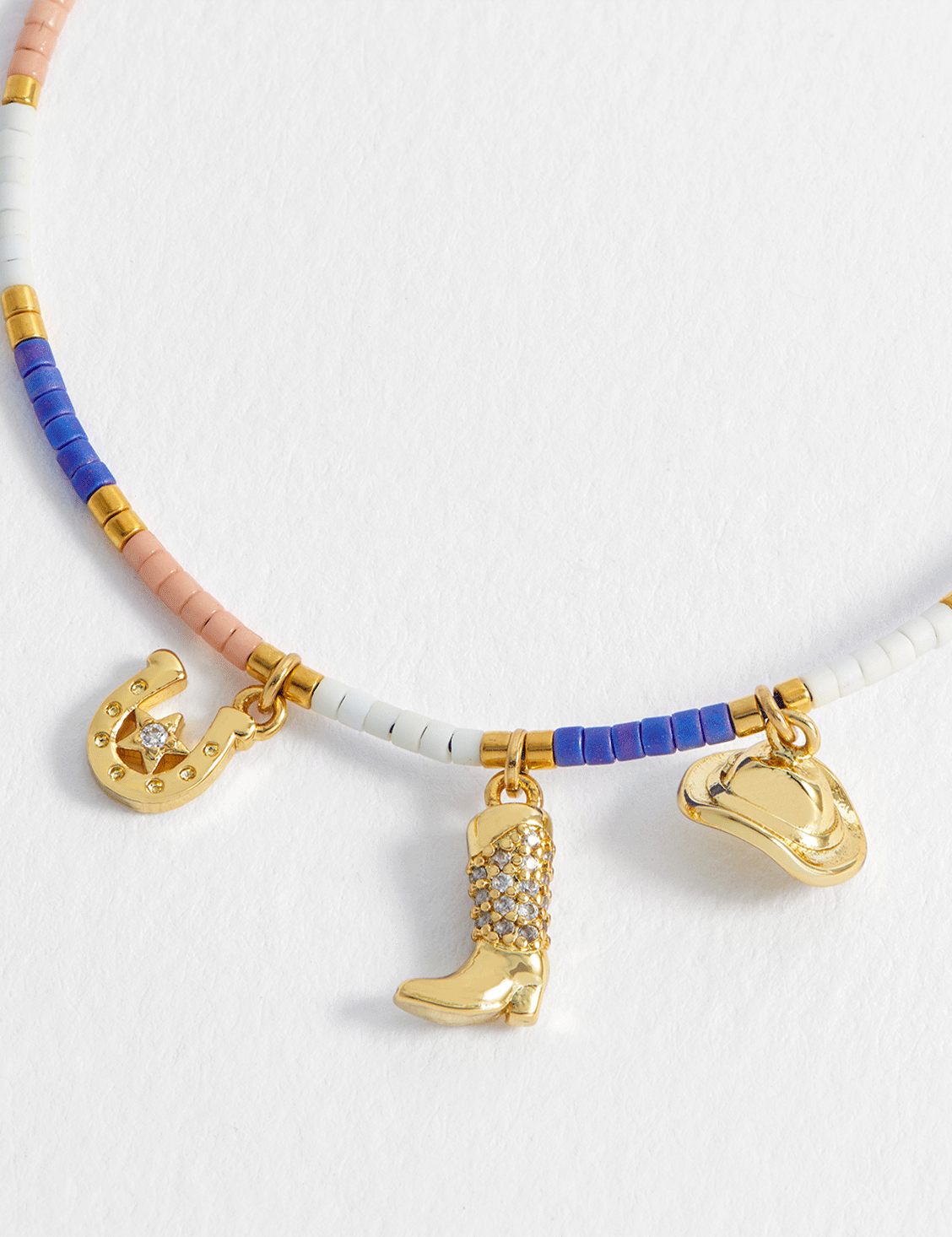 Cowboy Miyuki Louise Gold Plated Bracelet